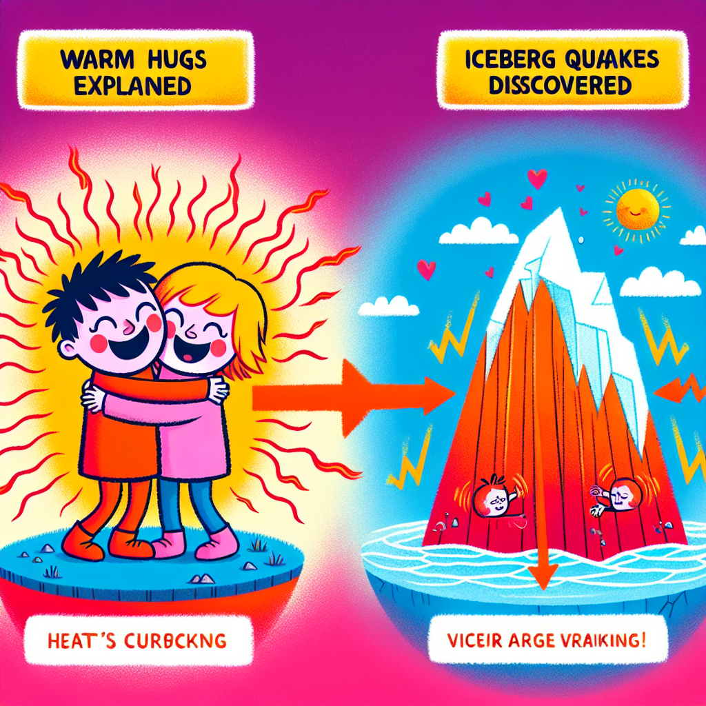 Warm Hugs Explained and Iceberg Quakes Discovered