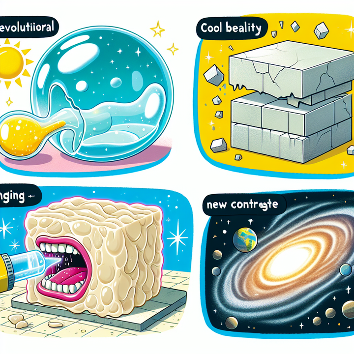 KidsNewsFlash Daily News: Revolutionary Advances: New Medical Gel, Carbon-Eating Concrete, and Planet Formation Discovery