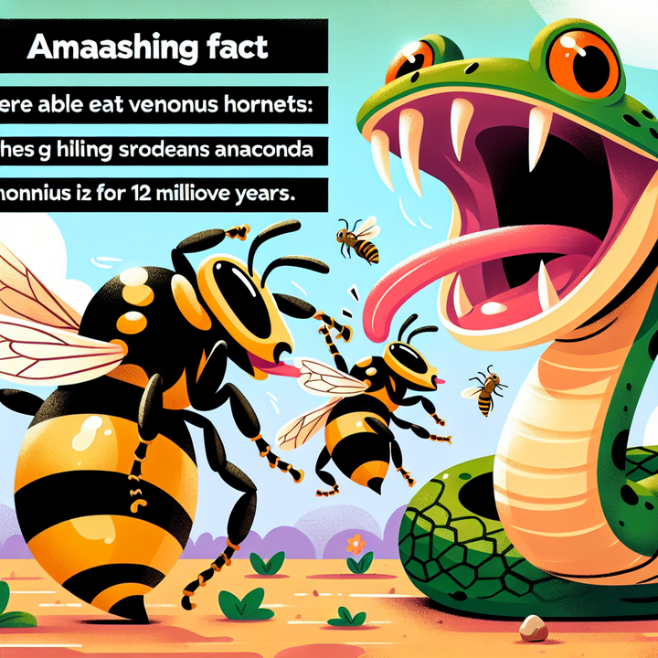 Frogs Eat Venomous Hornets and Anacondas Stay Huge for 12 Million Years