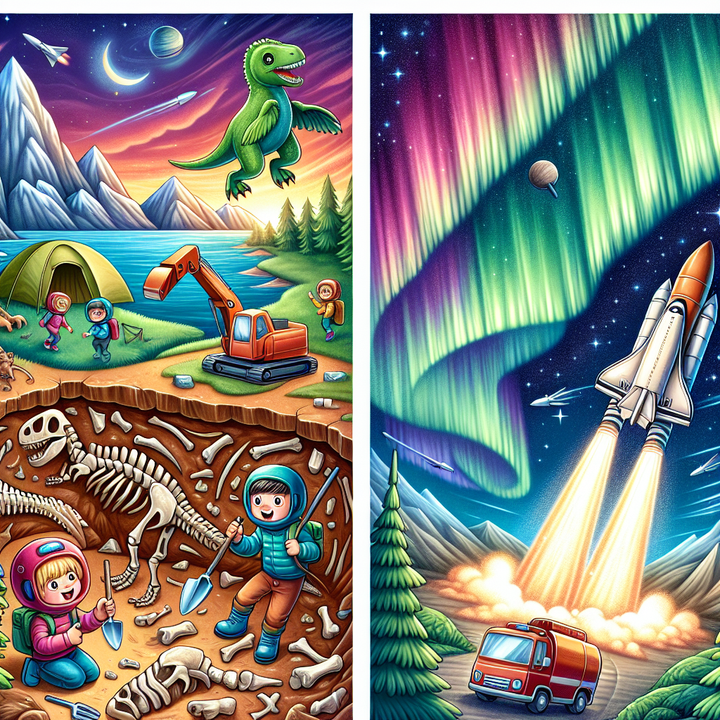 Ancient Dinosaur Discovery and NASA Rockets Explore Northern Lights