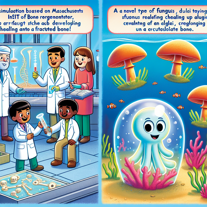 MIT Develops Bone Regenerator and Ocean Fungus Cleans Algae